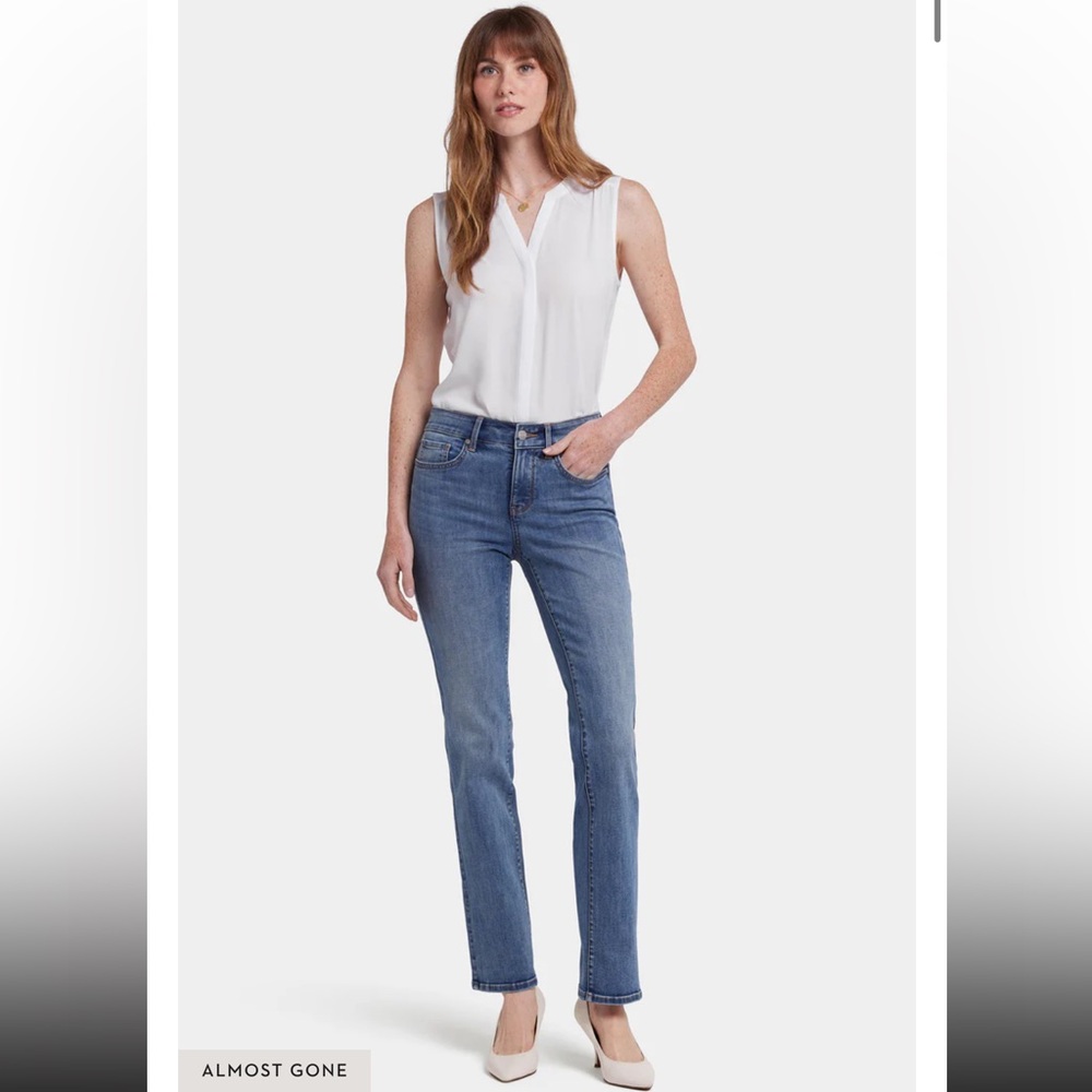 NYDJ Marilyn Straight Jeans, Majorca Bay